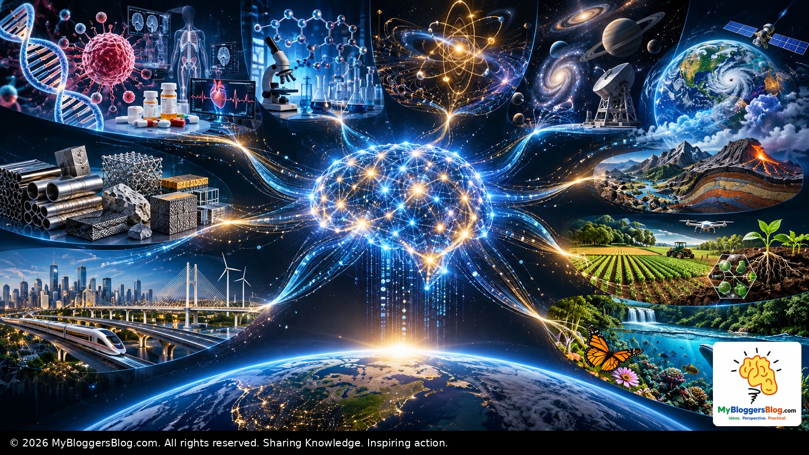 AI connecting medicine, physics, materials, Earth science, agriculture, biodiversity and space research
