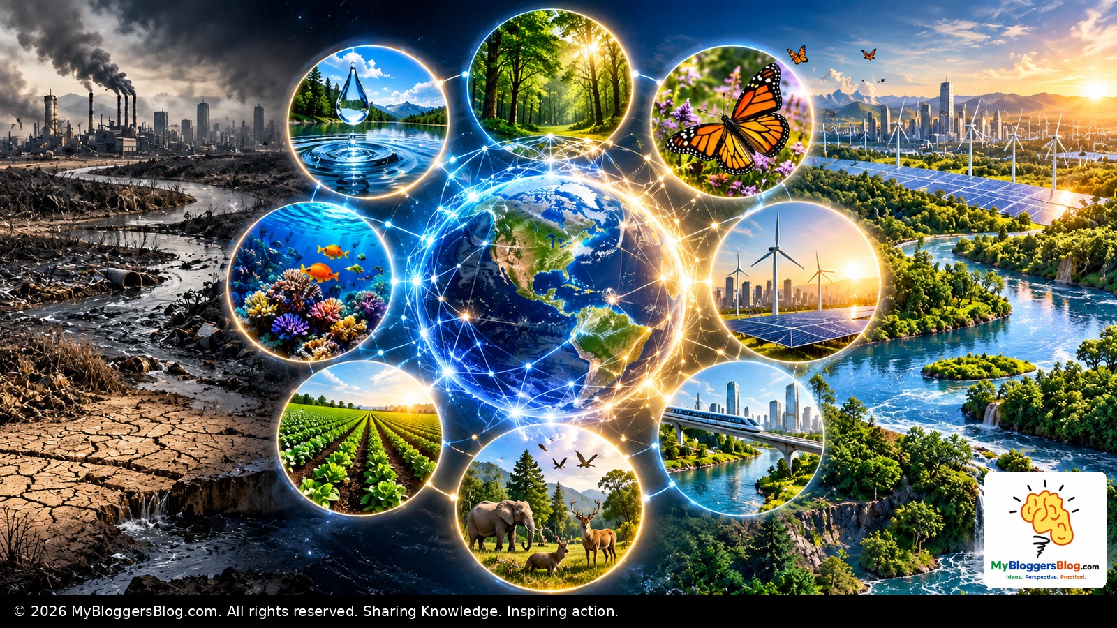 AI supporting clean water, biodiversity, forests, wildlife, agriculture and renewable energy