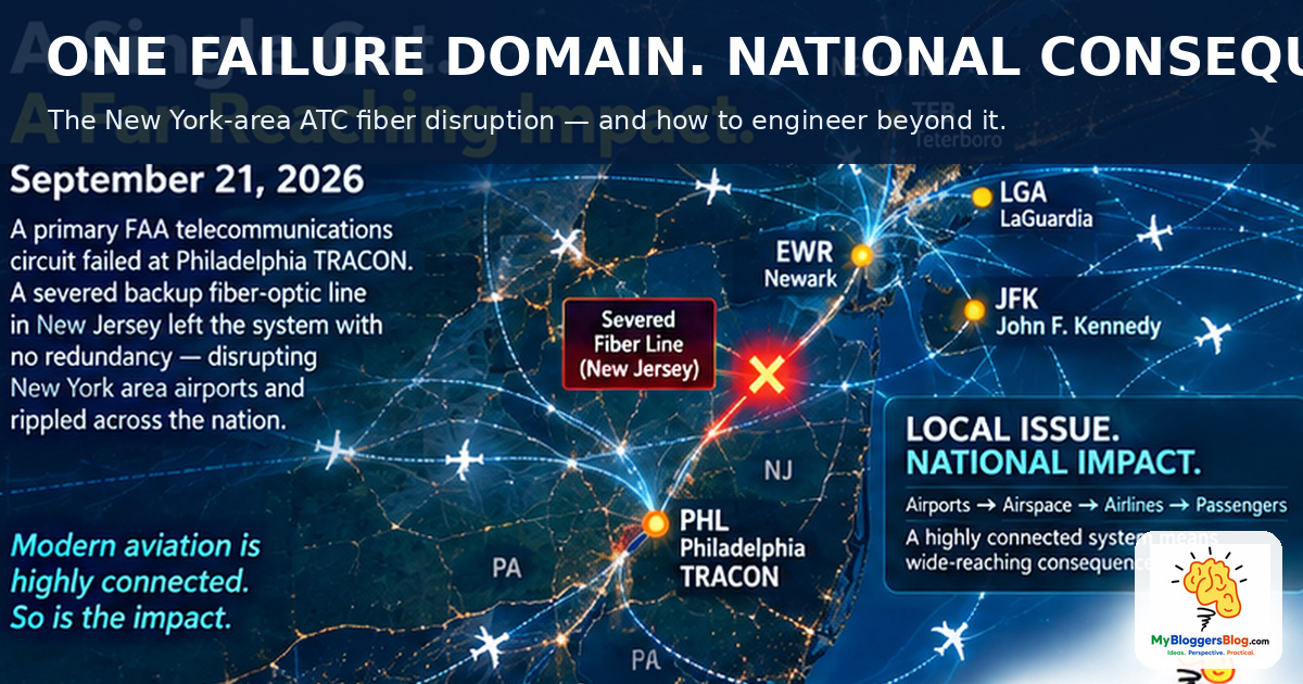 One Cut, Many Airports: What the New York Air-Traffic Disruption Reveals About America’s Aviation Nervous System teaser image