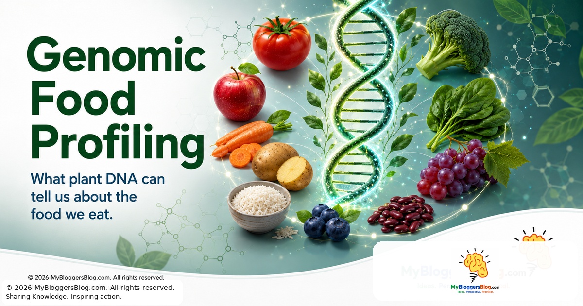 Genomic Food Profiling: What Plant DNA Can Tell Us About the Food We Eat teaser image