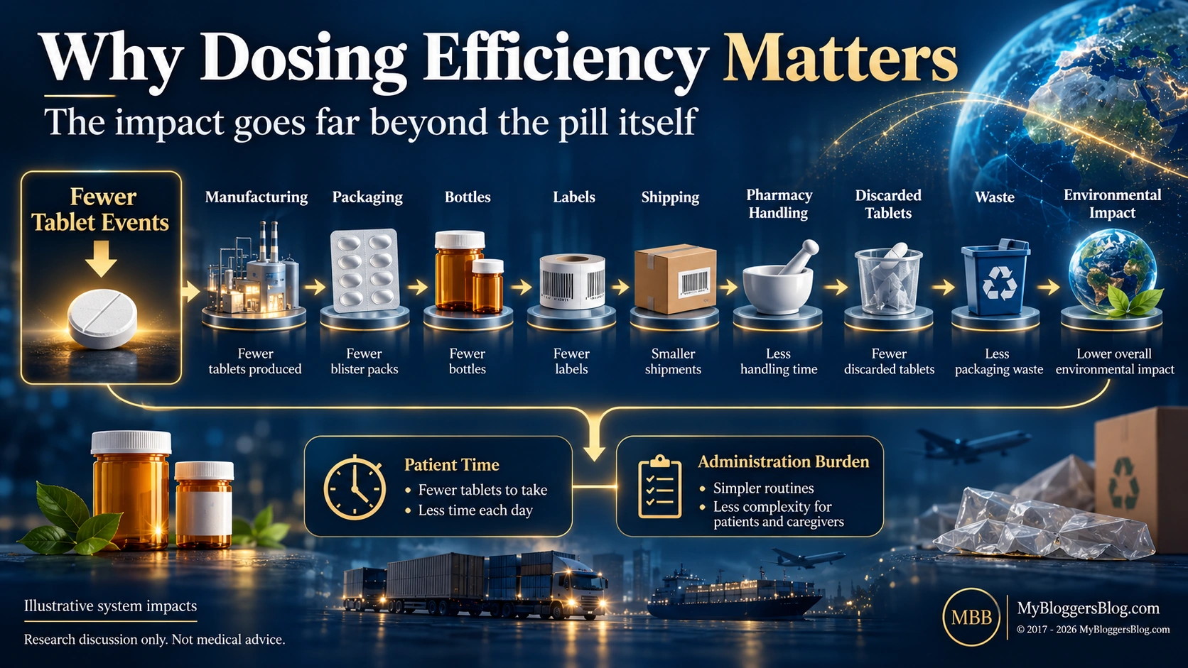 Why dosing efficiency matters infographic